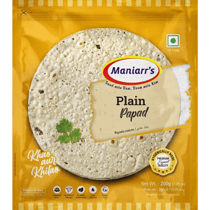 Maniarrs Papad Plain 200gm